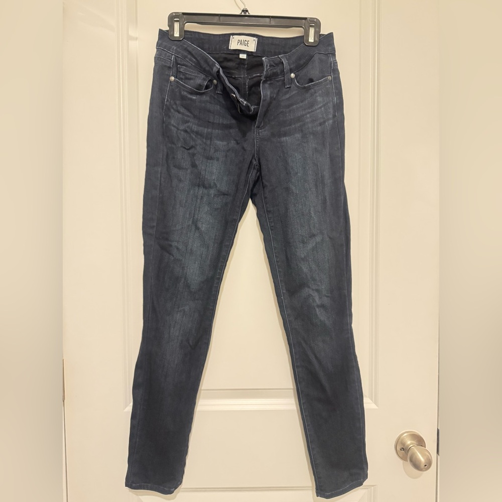 PAIGE Women's Skinny Jeans in Dark Indigo
